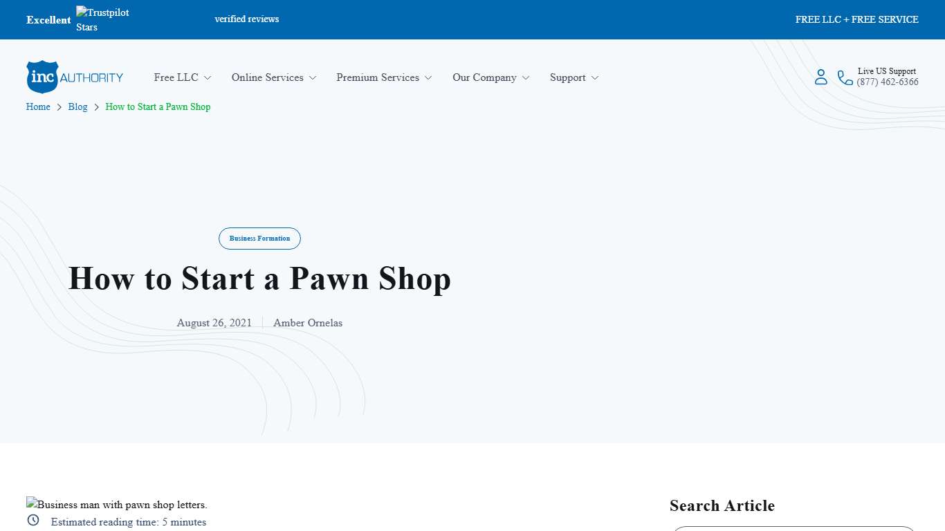 How to Start a Pawn Shop Inc Authority